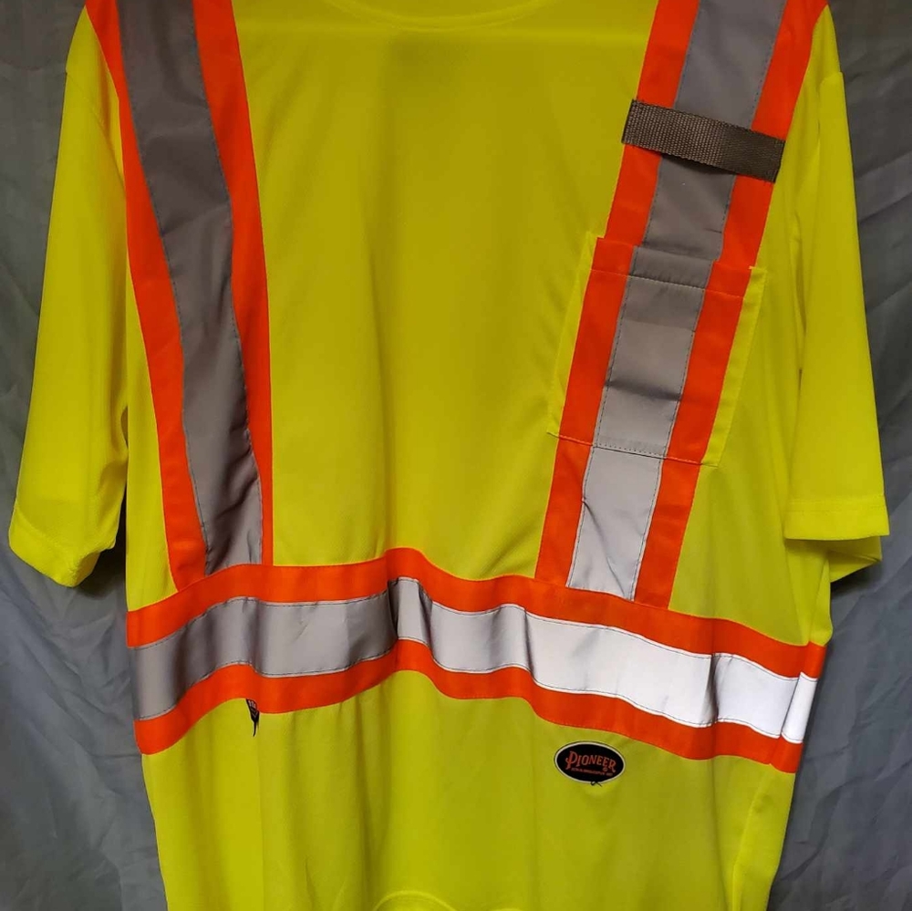 Pioneer Safety Work Shirt in Yellow